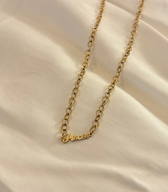 Gold Zodiac Necklace