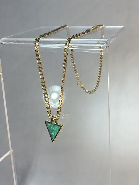 Cali Necklace in Spring Green