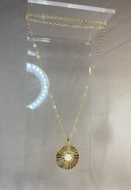 Gold Sole Necklace