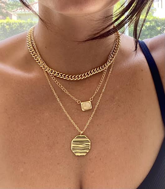 Golden Waves Necklace