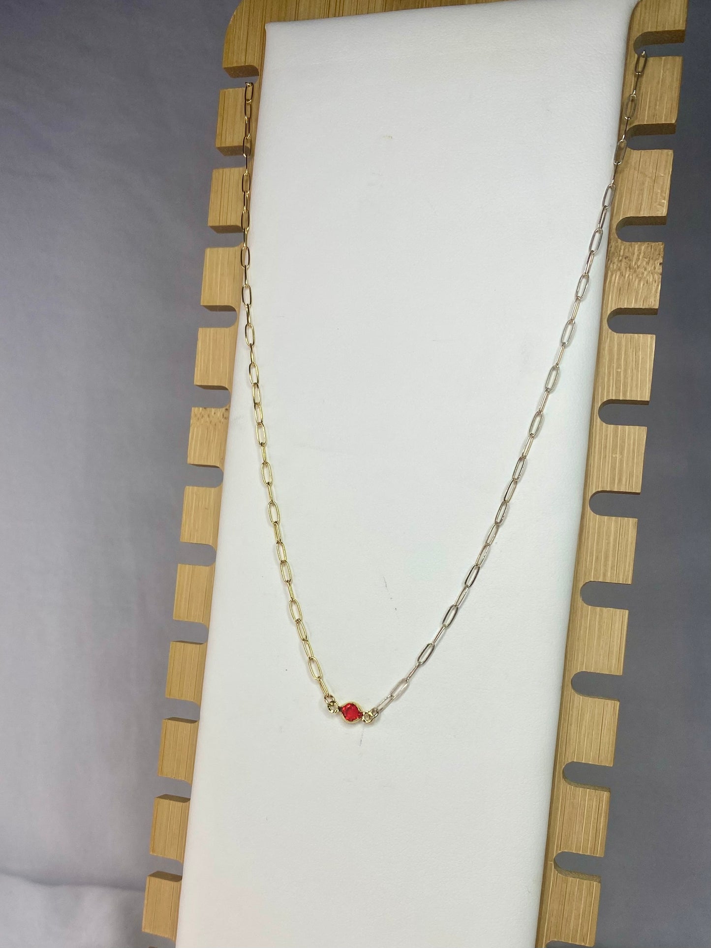 Ruby Two Face Necklace