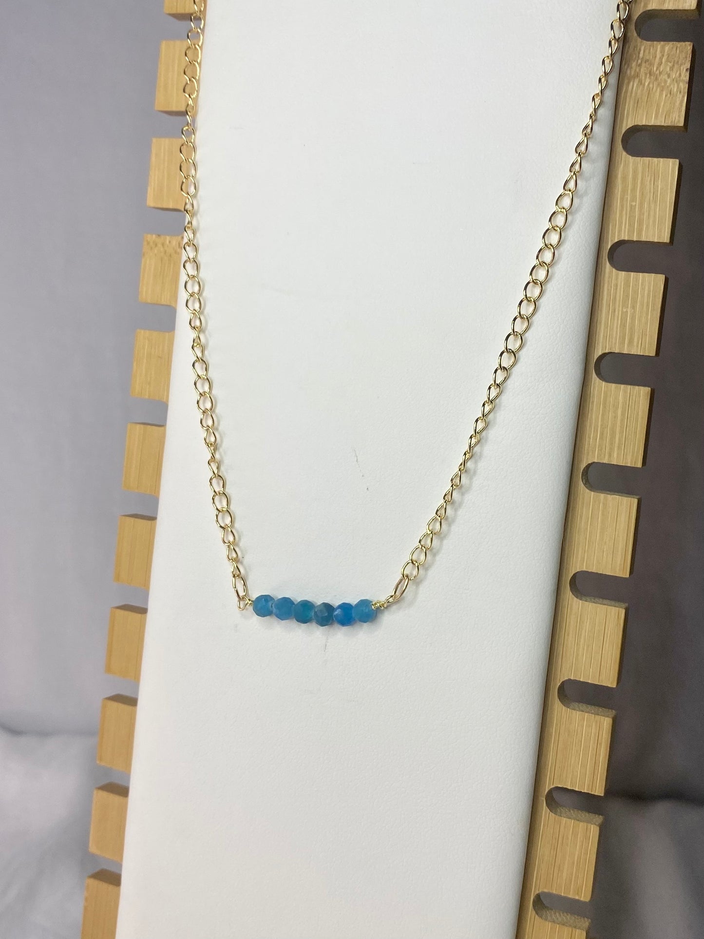 Gemma Necklace in Marine